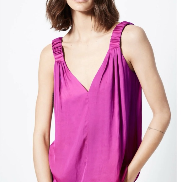 Smythe Elastic Smythe cami in navy - Picture 3 of 7